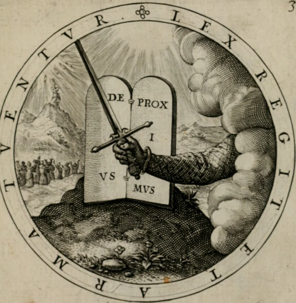 An illustration from Nucleus emblematum selectissimorum : quae Itali vulgo impresas vocant priuata industria studio singulari, vndiq[e] conquisitus, non paucis venustis inuentionibus auctus, additis carminib[us] illustratus, 1611, leaf 20
