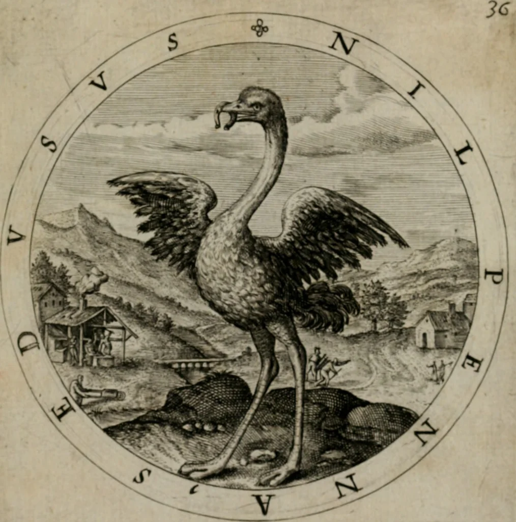 An illustration from Nucleus emblematum selectissimorum : quae Itali vulgo impresas vocant priuata industria studio singulari, vndiq[e] conquisitus, non paucis venustis inuentionibus auctus, additis carminib[us] illustratus, 1611, leaf 84
