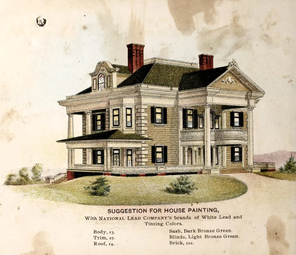 An illustration from Nuggets of wisdom from an old house painter., 1899, leaf 12