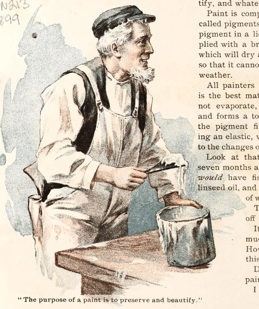 An illustration from Nuggets of wisdom from an old house painter., 1899, leaf 2