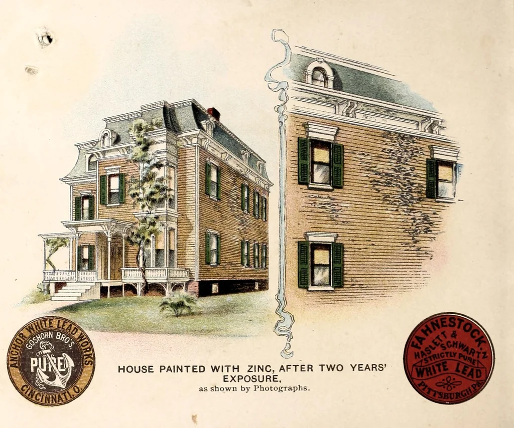 An illustration from Nuggets of wisdom from an old house painter., 1899, leaf 6