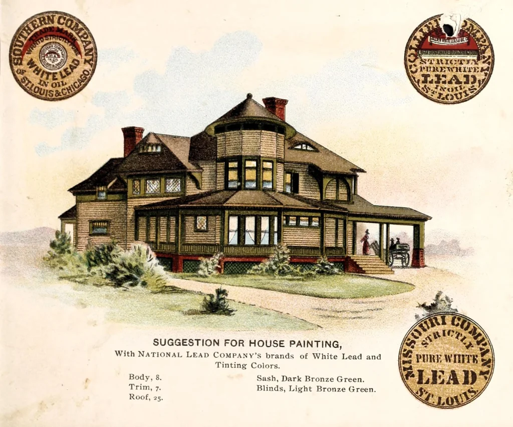An illustration from Nuggets of wisdom from an old house painter., 1899, leaf 7