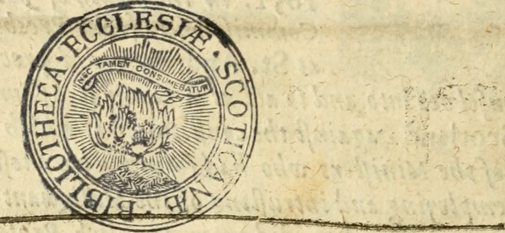 An illustration from The nullity of the pretended-assembly at Saint Andrews & Dundee : wherein are contained, the representation for adjournment, the protestation & reasons therof. Together with a review and examination of the Vindication of the said p. assembly. Hereunto is subjoyned the solemn acknowledgment of sins, and engagement to duties, made and taken by the nobility, gentry, burroughs, ministry, and commonalty, in the year 1648. when the Covenant was renewed. With sundry other papers, related unto in the foresaid review, 1652, leaf 11