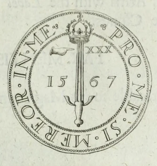 An illustration from Numismata. A discourse of medals, antient and modern. Together with some account of heads and effigies of illustrious, and famous persons, in sculps and tailledouce, of whom we have no medals extant; and of the use to be derived from them. To which is added a digression concerning physiognomy, 1697, leaf 115