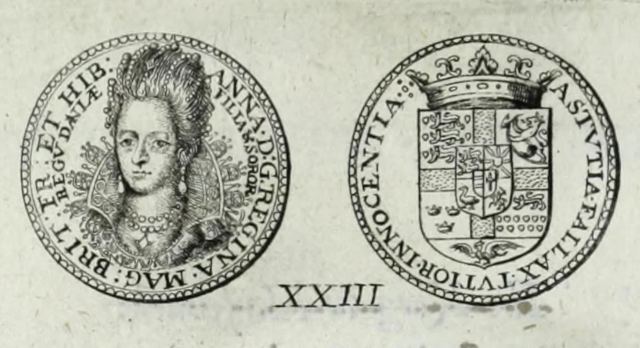 An illustration from Numismata. A discourse of medals, antient and modern. Together with some account of heads and effigies of illustrious, and famous persons, in sculps and tailledouce, of whom we have no medals extant; and of the use to be derived from them. To which is added a digression concerning physiognomy, 1697, leaf 116