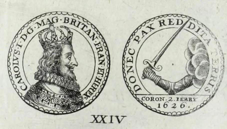 An illustration from Numismata. A discourse of medals, antient and modern. Together with some account of heads and effigies of illustrious, and famous persons, in sculps and tailledouce, of whom we have no medals extant; and of the use to be derived from them. To which is added a digression concerning physiognomy, 1697, leaf 116