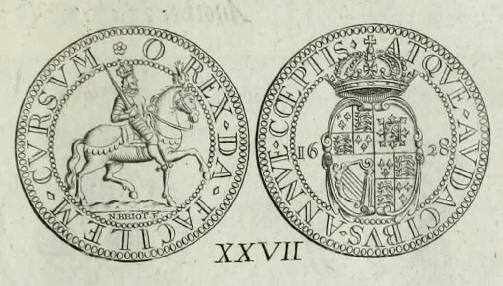 An illustration from Numismata. A discourse of medals, antient and modern. Together with some account of heads and effigies of illustrious, and famous persons, in sculps and tailledouce, of whom we have no medals extant; and of the use to be derived from them. To which is added a digression concerning physiognomy, 1697, leaf 119