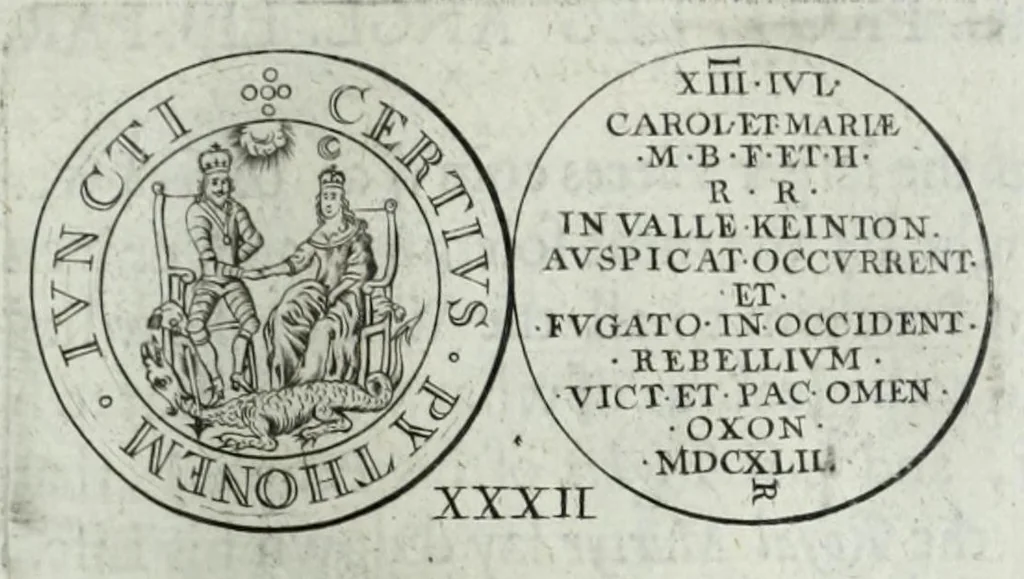An illustration from Numismata. A discourse of medals, antient and modern. Together with some account of heads and effigies of illustrious, and famous persons, in sculps and tailledouce, of whom we have no medals extant; and of the use to be derived from them. To which is added a digression concerning physiognomy, 1697, leaf 123