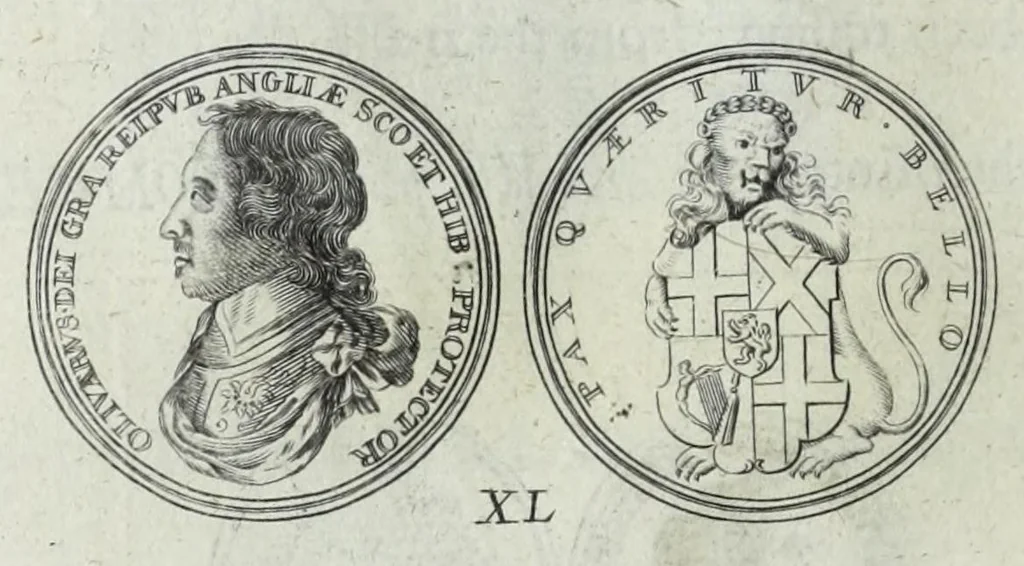 An illustration from Numismata. A discourse of medals, antient and modern. Together with some account of heads and effigies of illustrious, and famous persons, in sculps and tailledouce, of whom we have no medals extant; and of the use to be derived from them. To which is added a digression concerning physiognomy, 1697, leaf 130