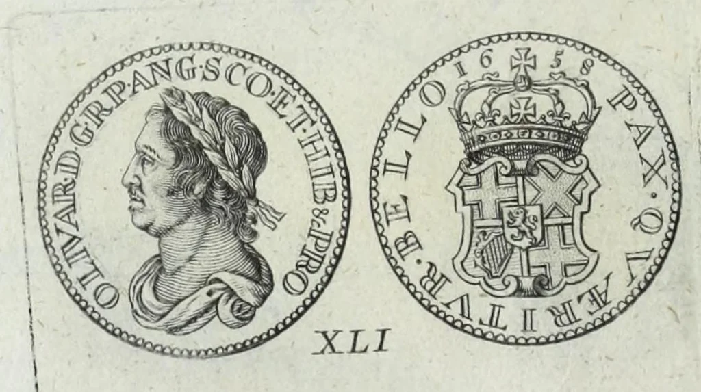 An illustration from Numismata. A discourse of medals, antient and modern. Together with some account of heads and effigies of illustrious, and famous persons, in sculps and tailledouce, of whom we have no medals extant; and of the use to be derived from them. To which is added a digression concerning physiognomy, 1697, leaf 130