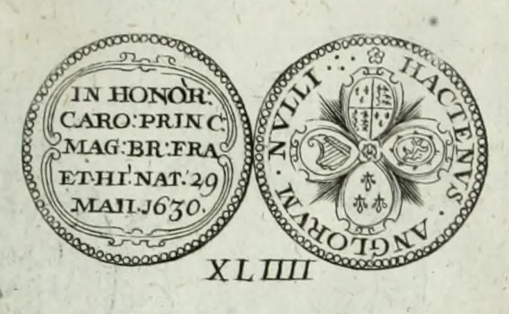 An illustration from Numismata. A discourse of medals, antient and modern. Together with some account of heads and effigies of illustrious, and famous persons, in sculps and tailledouce, of whom we have no medals extant; and of the use to be derived from them. To which is added a digression concerning physiognomy, 1697, leaf 133