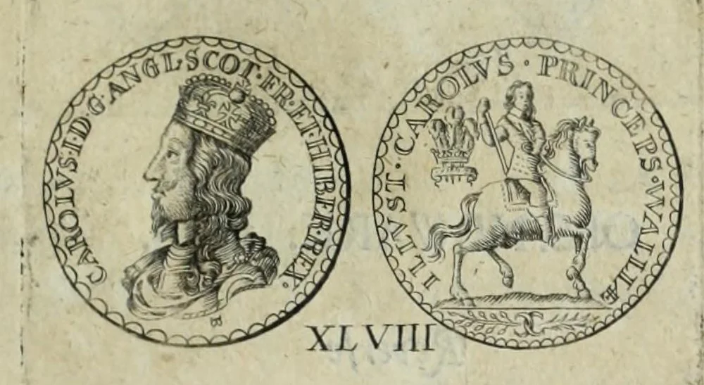 An illustration from Numismata. A discourse of medals, antient and modern. Together with some account of heads and effigies of illustrious, and famous persons, in sculps and tailledouce, of whom we have no medals extant; and of the use to be derived from them. To which is added a digression concerning physiognomy, 1697, leaf 135