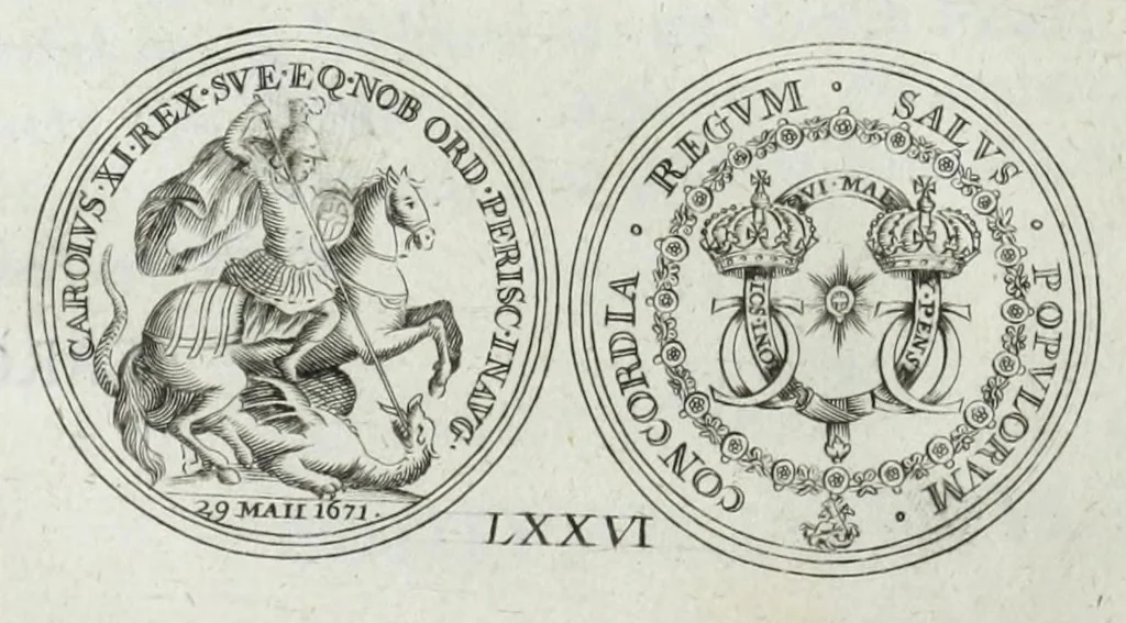 An illustration from Numismata. A discourse of medals, antient and modern. Together with some account of heads and effigies of illustrious, and famous persons, in sculps and tailledouce, of whom we have no medals extant; and of the use to be derived from them. To which is added a digression concerning physiognomy, 1697, leaf 154