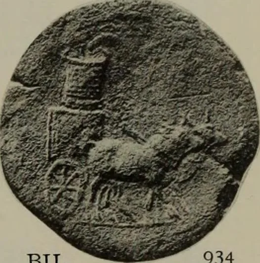 An illustration from Numismata graeca; Greek coin-types, classified for immediate identification, 1910, leaf 198