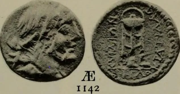 An illustration from Numismata graeca; Greek coin-types, classified for immediate identification, 1910, leaf 208