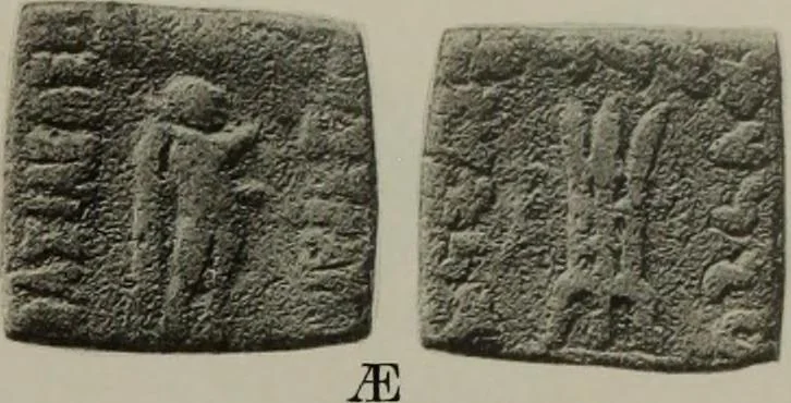 An illustration from Numismata graeca; Greek coin-types, classified for immediate identification, 1910, leaf 210