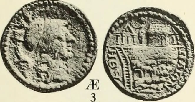 An illustration from Numismata graeca; Greek coin-types, classified for immediate identification, 1910, leaf 338