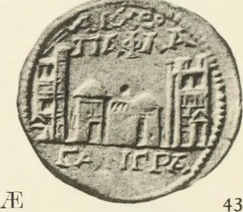 An illustration from Numismata graeca; Greek coin-types, classified for immediate identification, 1910, leaf 338
