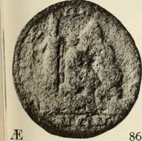 An illustration from Numismata graeca; Greek coin-types, classified for immediate identification, 1910, leaf 342