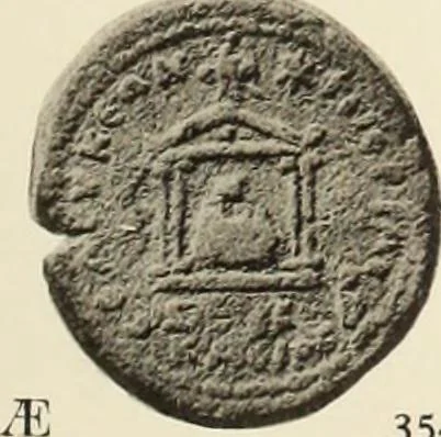 An illustration from Numismata graeca; Greek coin-types, classified for immediate identification, 1910, leaf 352