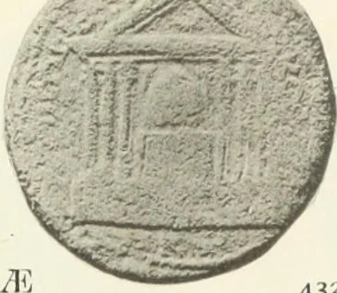 An illustration from Numismata graeca; Greek coin-types, classified for immediate identification, 1910, leaf 356