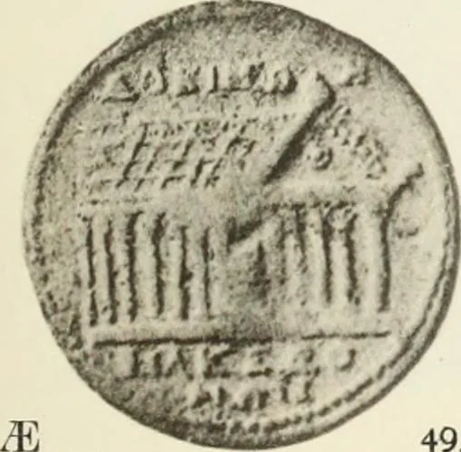 An illustration from Numismata graeca; Greek coin-types, classified for immediate identification, 1910, leaf 360