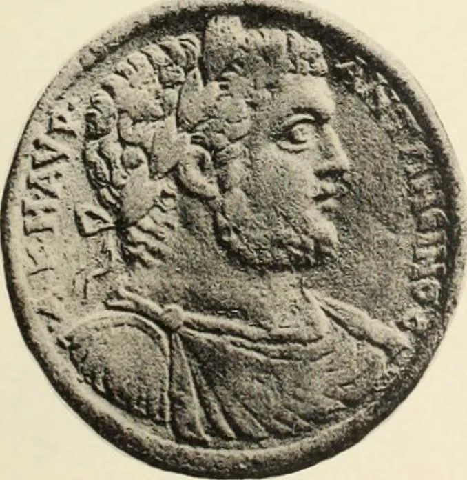 An illustration from Numismata graeca; Greek coin-types, classified for immediate identification, 1910, leaf 362
