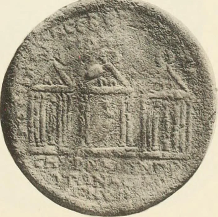 An illustration from Numismata graeca; Greek coin-types, classified for immediate identification, 1910, leaf 362