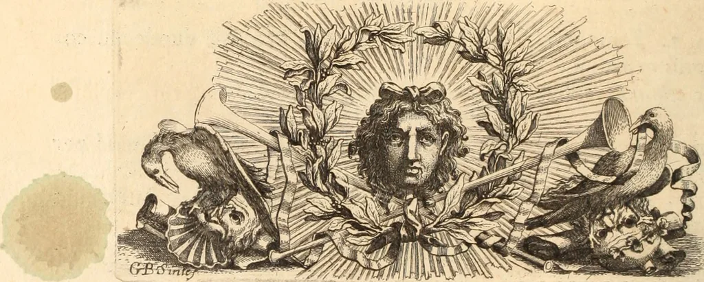 An illustration from Numismata imperatorum romanorum praestantiora a Julio Caesare ad Postumum usque per Joannem Vaillant, 1743, leaf 113