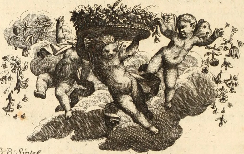 An illustration from Numismata imperatorum romanorum praestantiora a Julio Caesare ad Postumum usque per Joannem Vaillant, 1743, leaf 147