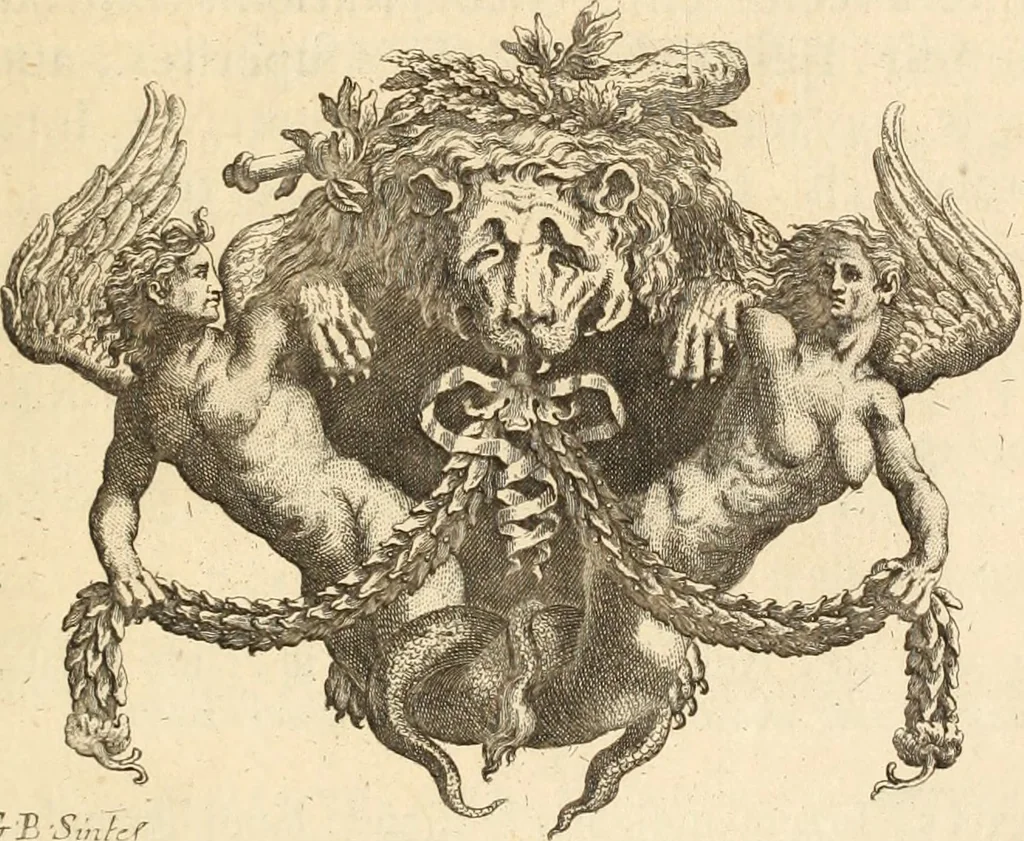An illustration from Numismata imperatorum romanorum praestantiora a Julio Caesare ad Postumum usque per Joannem Vaillant, 1743, leaf 162