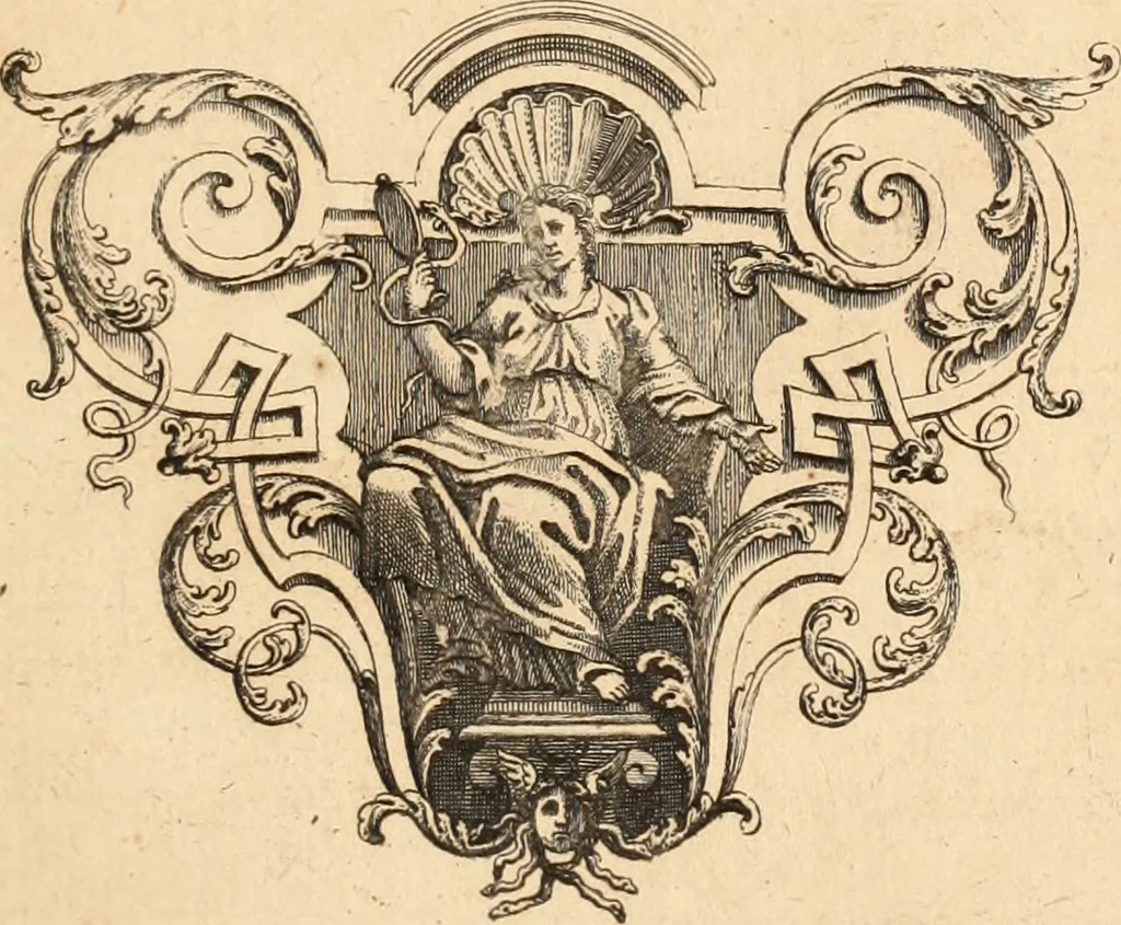 An illustration from Numismata imperatorum romanorum praestantiora a Julio Caesare ad Postumum usque per Joannem Vaillant, 1743, leaf 82