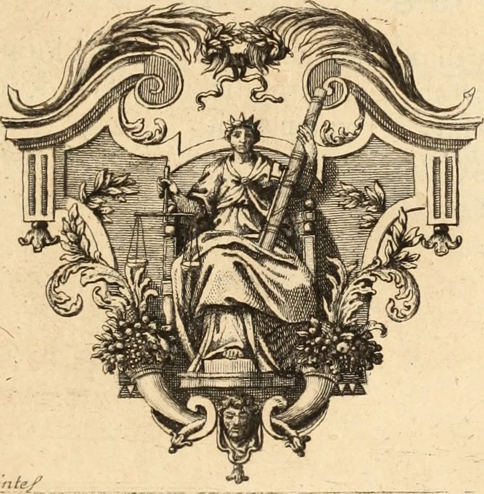 An illustration from Numismata imperatorum romanorum praestantiora a Julio Caesare ad Postumum usque per Joannem Vaillant, 1743, leaf 98