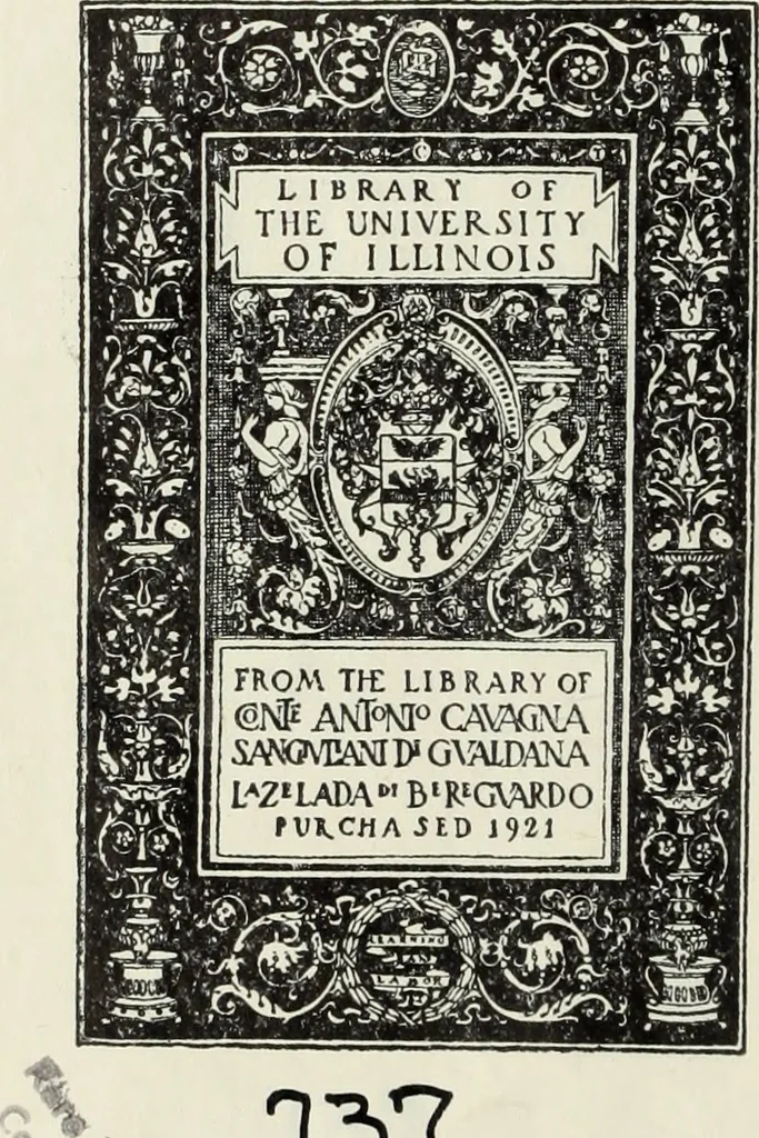 An illustration from Numismata imperatorum romanorum praestantiora a Julio Caesare ad Postumum usque per Joannem Vaillant, 1743, leaf 1