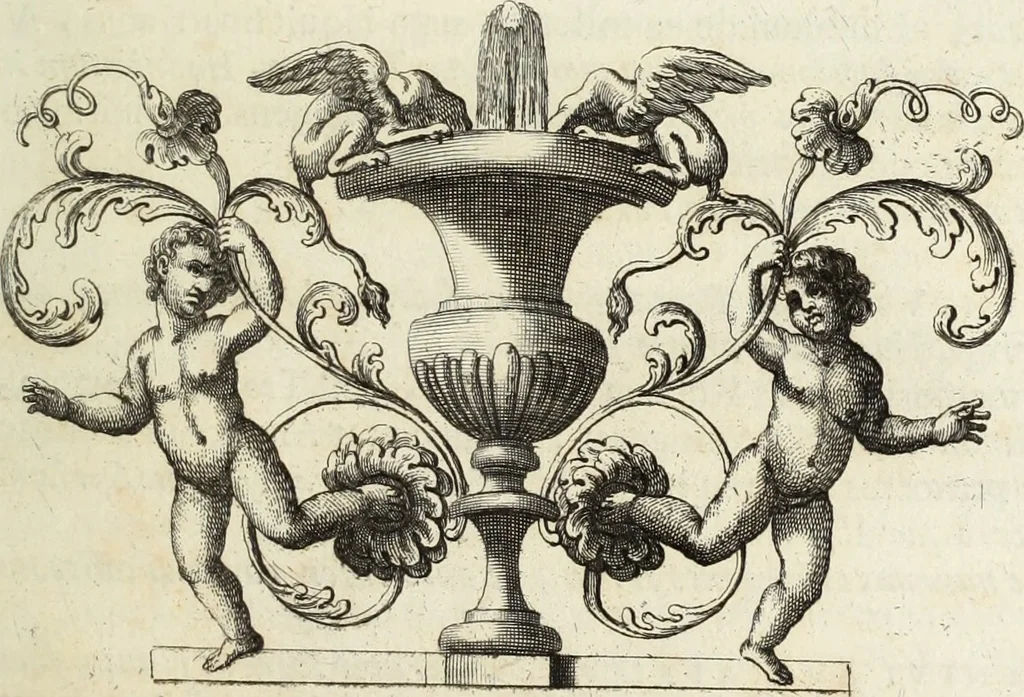 An illustration from Numismata imperatorum romanorum praestantiora a Julio Caesare ad Postumum usque per Joannem Vaillant, 1743, leaf 146