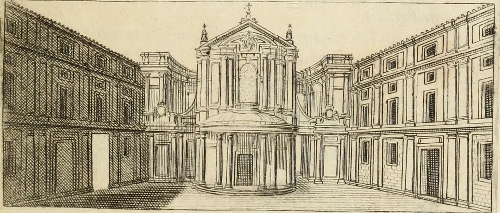 An illustration from Numismata imperatorum romanorum praestantiora a Julio Caesare ad Postumum usque per Joannem Vaillant, 1743, leaf 208