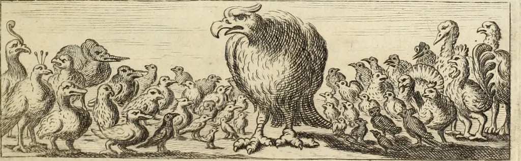 An illustration from Numismata imperatorum romanorum praestantiora a Julio Caesare ad Postumum usque per Joannem Vaillant, 1743, leaf 210
