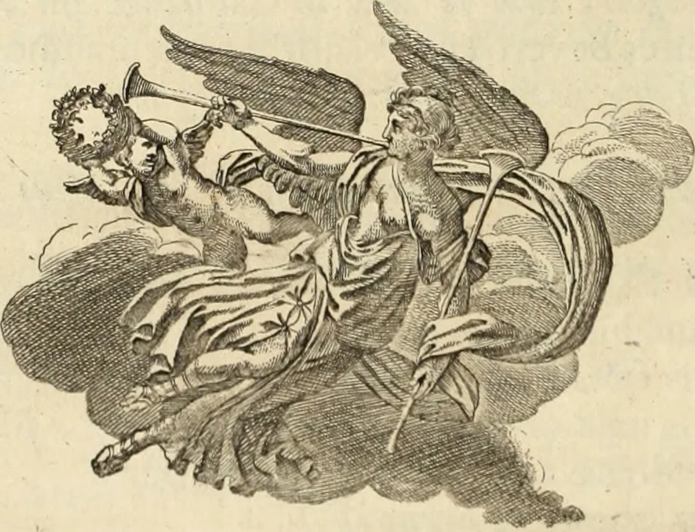 An illustration from Numismata imperatorum romanorum praestantiora a Julio Caesare ad Postumum usque per Joannem Vaillant, 1743, leaf 243