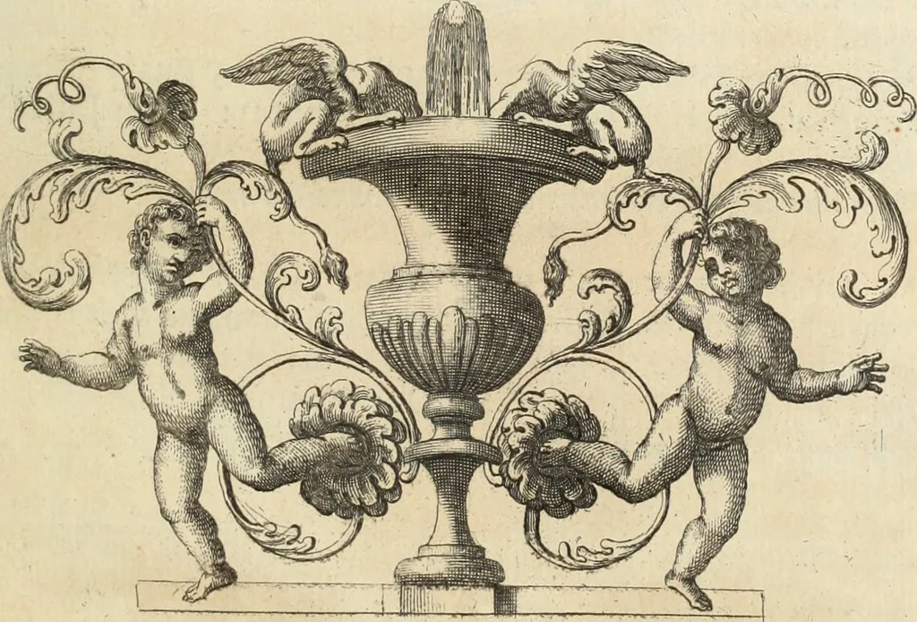 An illustration from Numismata imperatorum romanorum praestantiora a Julio Caesare ad Postumum usque per Joannem Vaillant, 1743, leaf 286