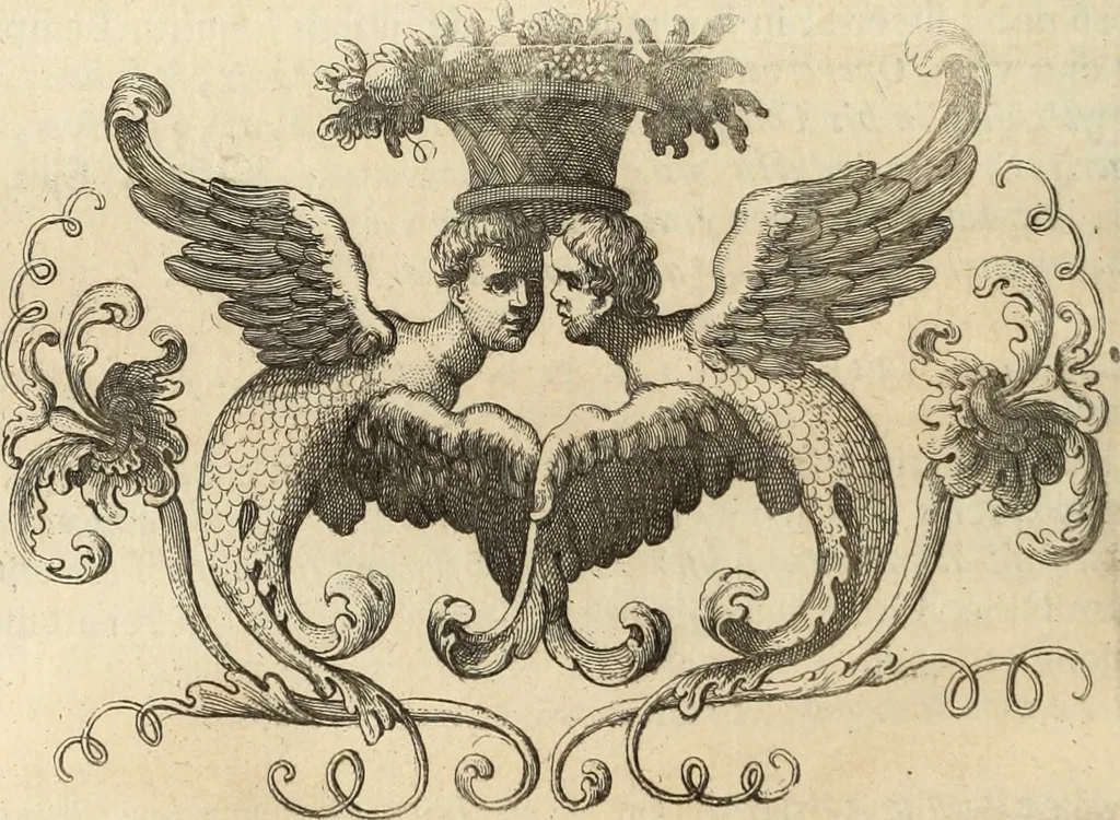 An illustration from Numismata imperatorum romanorum praestantiora a Julio Caesare ad Postumum usque per Joannem Vaillant, 1743, leaf 297