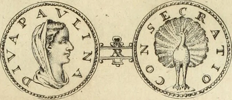 An illustration from Numismata imperatorum romanorum praestantiora a Julio Caesare ad Postumum usque per Joannem Vaillant, 1743, leaf 304