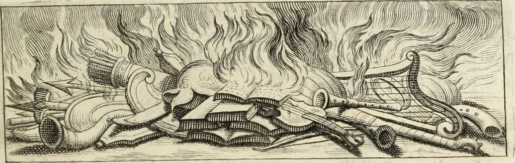 An illustration from Numismata imperatorum romanorum praestantiora a Julio Caesare ad Postumum usque per Joannem Vaillant, 1743, leaf 322