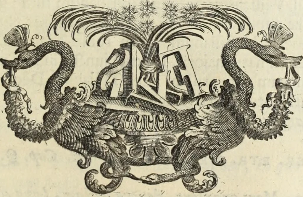 An illustration from Numismata imperatorum romanorum praestantiora a Julio Caesare ad Postumum usque per Joannem Vaillant, 1743, leaf 336