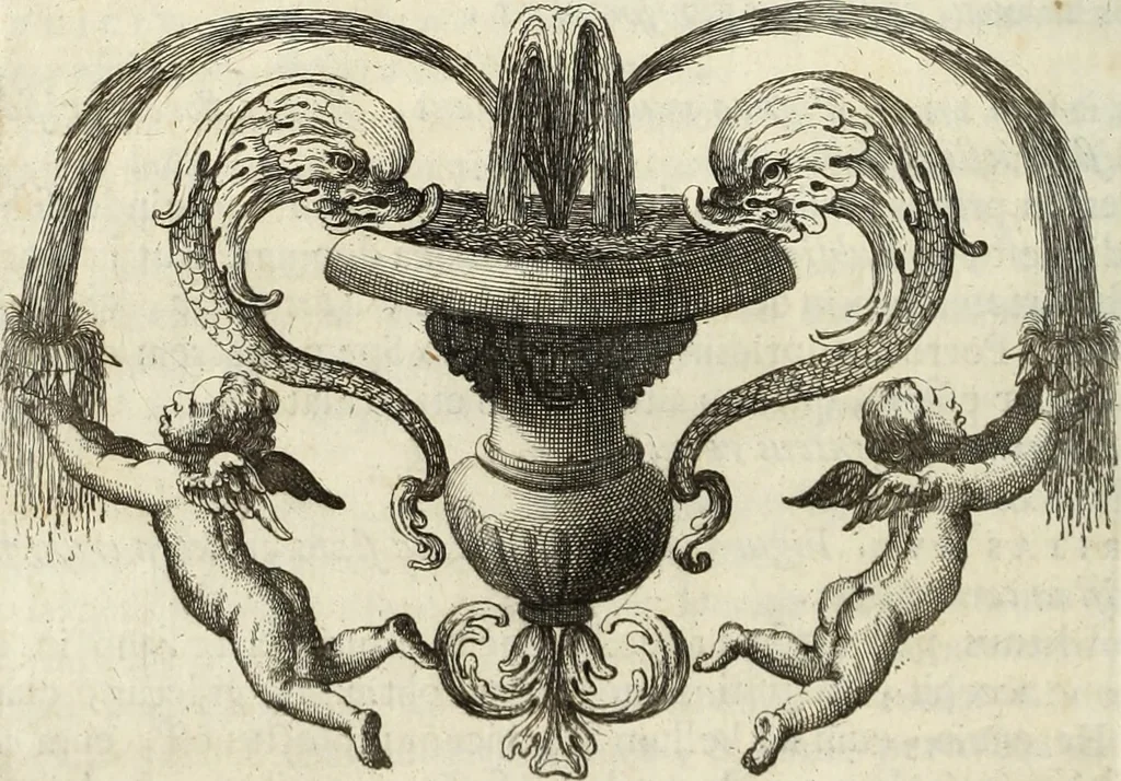 An illustration from Numismata imperatorum romanorum praestantiora a Julio Caesare ad Postumum usque per Joannem Vaillant, 1743, leaf 343