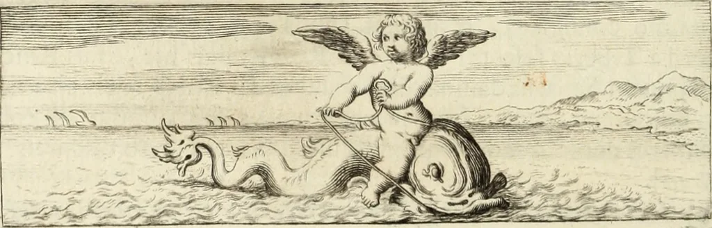 An illustration from Numismata imperatorum romanorum praestantiora a Julio Caesare ad Postumum usque per Joannem Vaillant, 1743, leaf 55