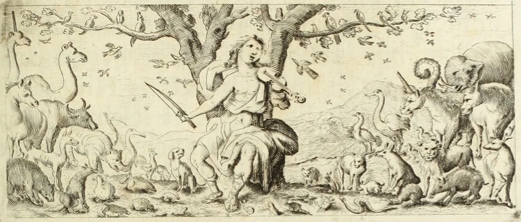 An illustration from Numismata imperatorum romanorum praestantiora a Julio Caesare ad Postumum usque per Joannem Vaillant, 1743, leaf 6