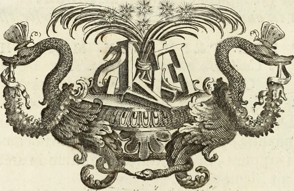 An illustration from Numismata imperatorum romanorum praestantiora a Julio Caesare ad Postumum usque per Joannem Vaillant, 1743, leaf 63