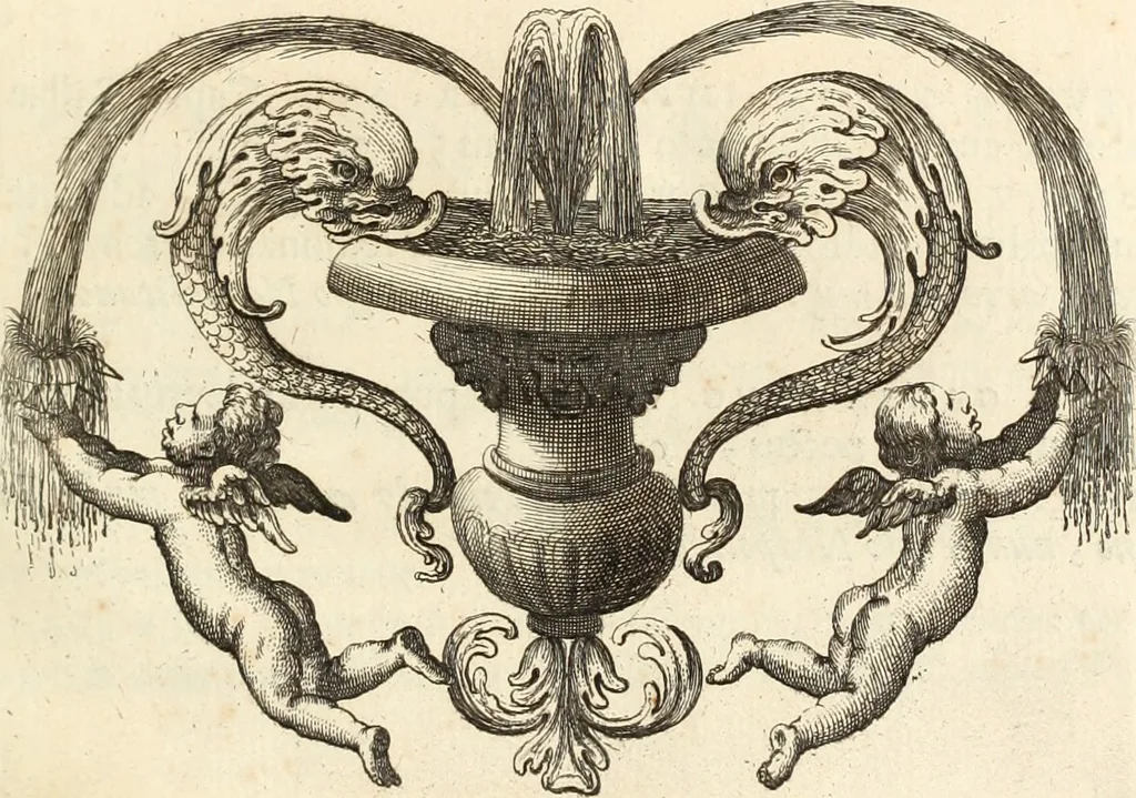 An illustration from Numismata imperatorum romanorum praestantiora a Julio Caesare ad Postumum usque per Joannem Vaillant, 1743, leaf 120