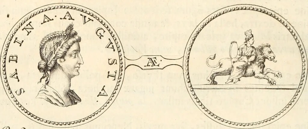 An illustration from Numismata imperatorum romanorum praestantiora a Julio Caesare ad Postumum usque per Joannem Vaillant, 1743, leaf 131