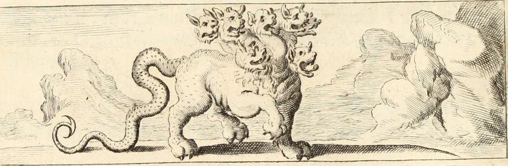 An illustration from Numismata imperatorum romanorum praestantiora a Julio Caesare ad Postumum usque per Joannem Vaillant, 1743, leaf 131